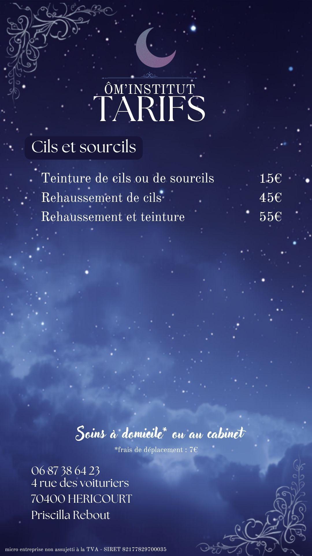 Cils et sourcils