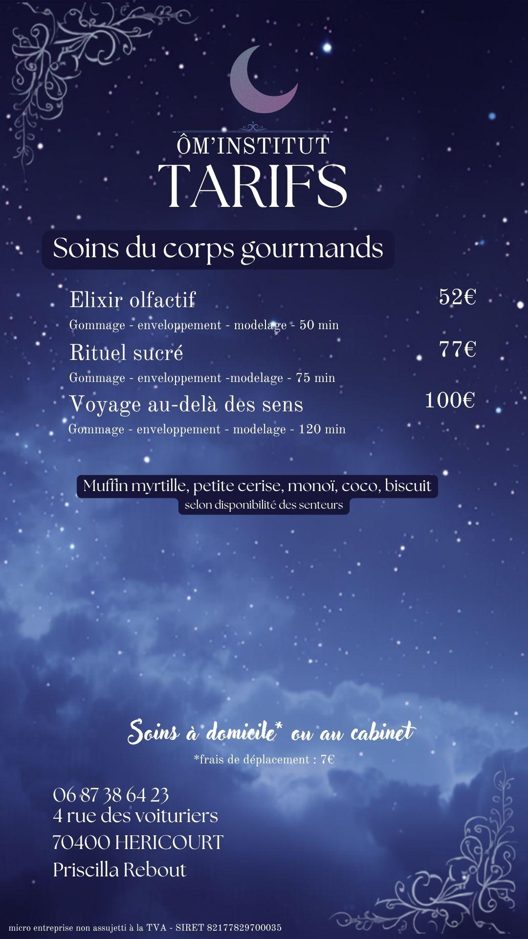 Soins du corps gourmands