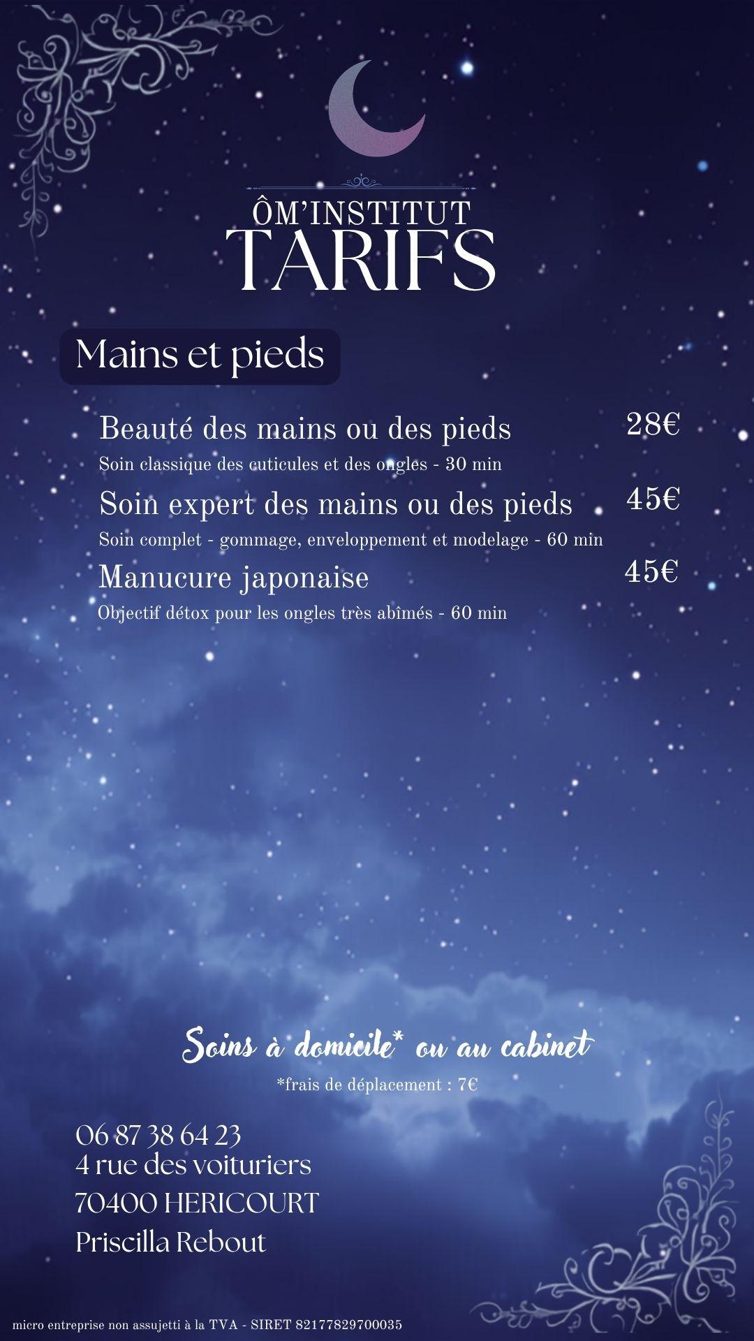 Mains et pieds